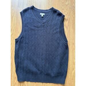 Navy St. John's Bay Knit Vest
